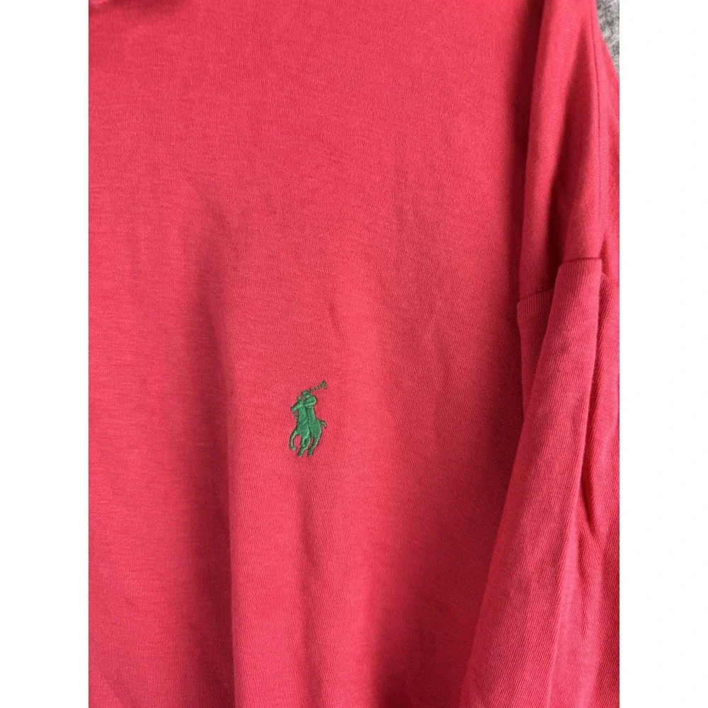 Ralph Lauren Polo Shirt Mens 3XB Big Pink Short‎ Sleeve Pony Casual Logo Rugby